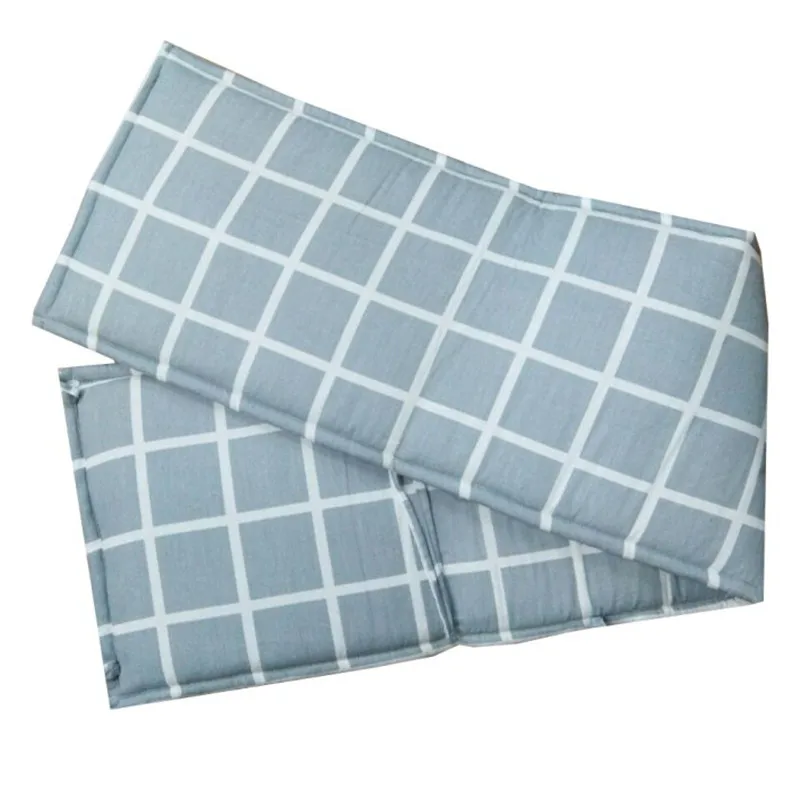 NO6 70X28cm Бампер для детской кровати 70*28 см(только бампер 1 шт.) бамперы для детской кроватки для новорожденных, хлопковый льняной бампер для детской кроватки, защита для детской кровати, серые звезды - Цвет: NO6 70X28cm