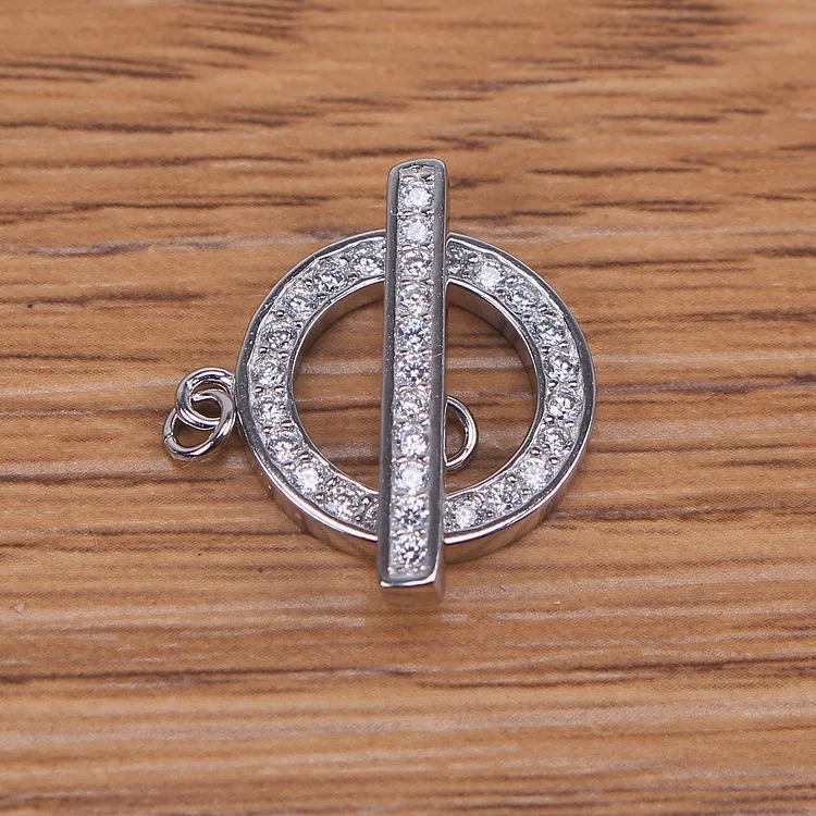 Серебро 925 формы Сердца пряжка Разъем Ювелирных Изделий для DIY Ожерелье Браслет