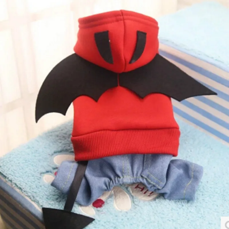 Новая зимняя одежда для домашних животных собак кошек Бэтмена товары щенков