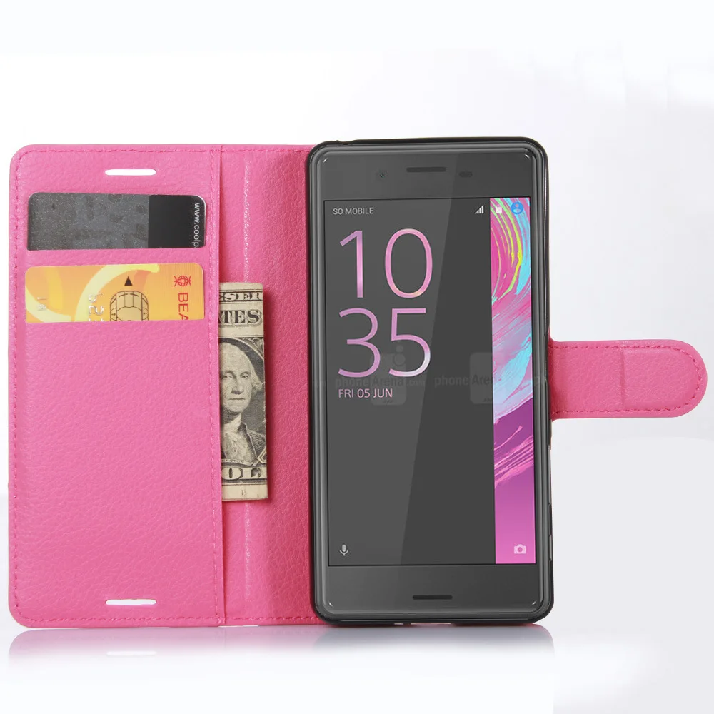 Роскошный флип-чехол для sony Xperia X F5121 Dual F5122, чехол-кошелек для смартфона с подставкой, держатель для карт, чехол для телефона