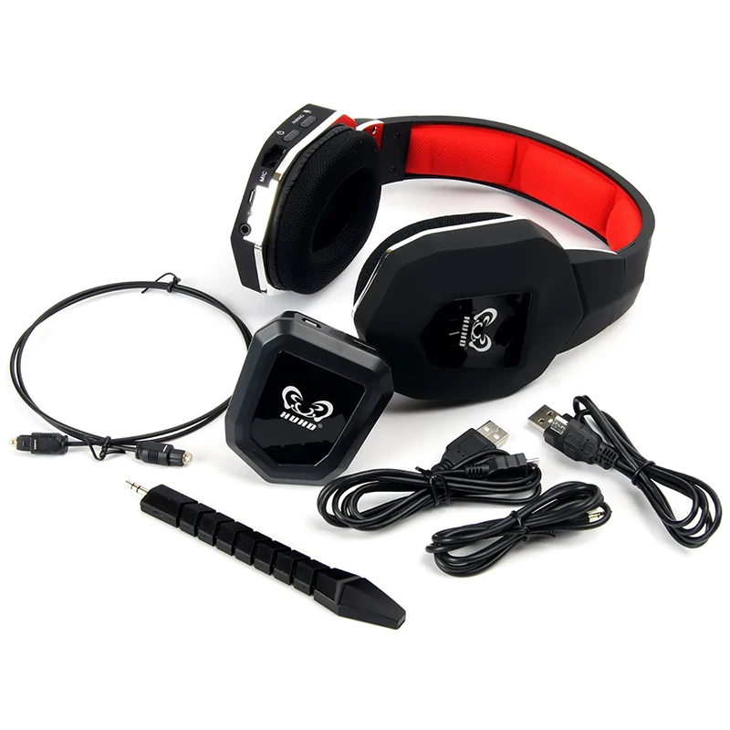Универсальный беспроводной стерео гарнитура резина покрытием съемный микрофон