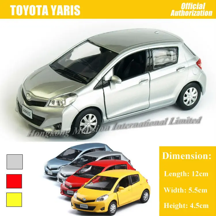 1:36 Масштаб литья под давлением металлический сплав модель автомобиля для TOYOTA Yaris