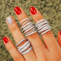 godki monaco design luxury twist stacks stackable rings for women wedding cubic zircon engagement dubai naija bridal finger ring