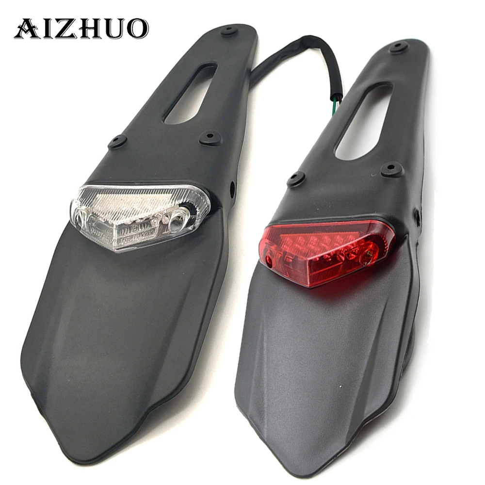 Мотоцикл части хвоста светильник Байк заднее крыло Стоп светодиодный фонарь для