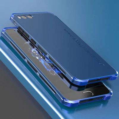 Чехлы для xaio mi Note 3 Чехол Capa с жесткой задней панелью металлический бампер Бизнес крышка чехол для телефона 5,5 ''для mi Note3 металлический защитный чехол для телефона - Цвет: blue