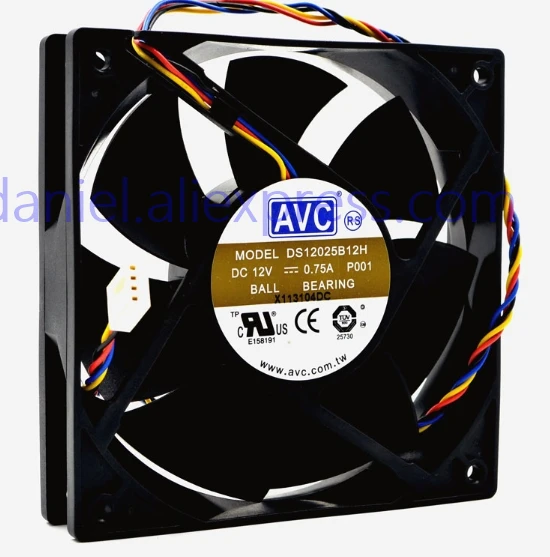 AVC DS12025B12H P001 1202512V 0.75A 12CM компьютерный блок питания большой объем PWM