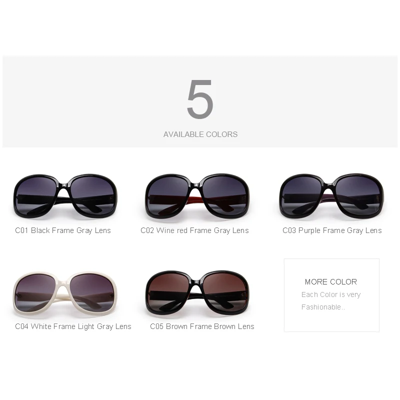 MERRYS DESIGN Women's Retro Polarized Sunglasses - Lady Driving Sun Glasses with 100% UV Protection (S6036) image 5