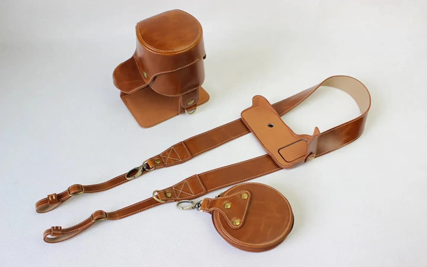 Чехол для камеры кожаный чехол с крышкой объектива коллекционная сумка