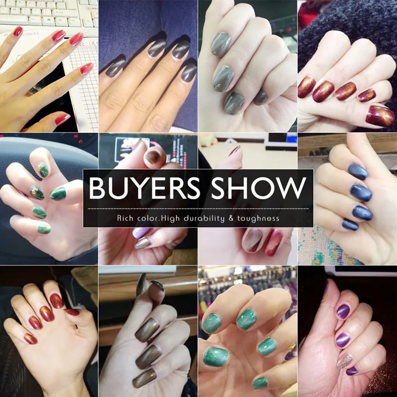 Затион 3D 7мл Магнитный гель-лак для ногтей UV Led Кошачий глаз Гель-лак Полуперманентный эмальный лак