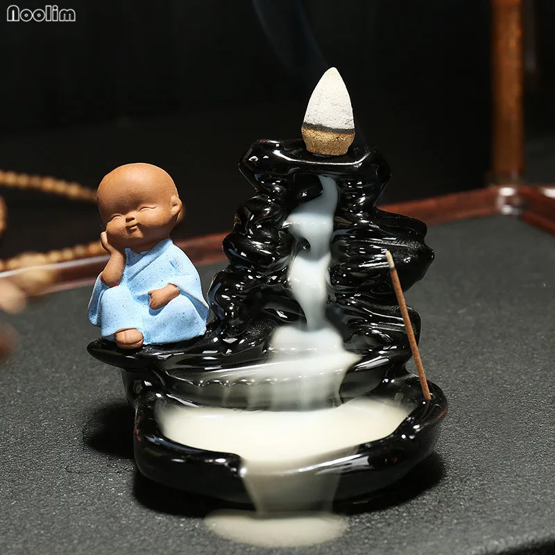 Поджигатель для благовоний Little Monk Backflow домашний Декор дома офиса керамический