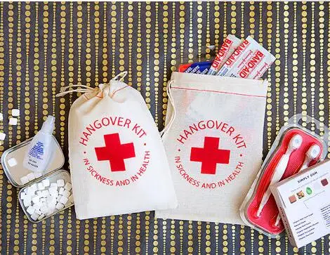 Персонализированный Набор от похмелья подарок на свадьбу приветственные пакеты