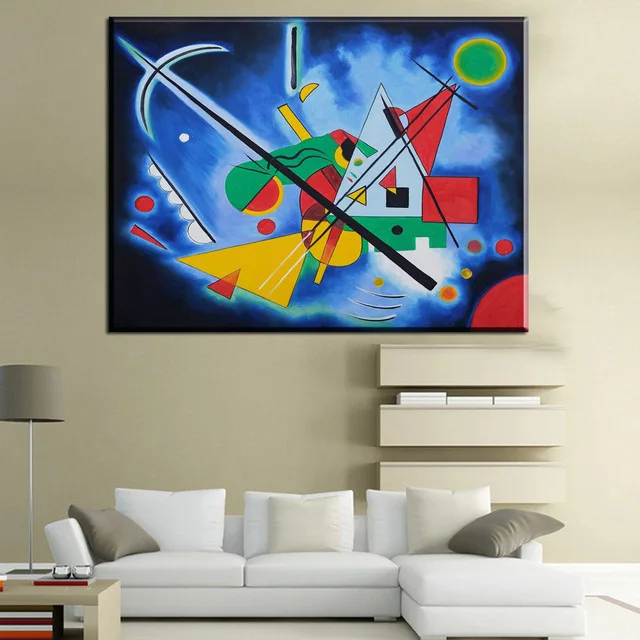 Украшение 1 шт. абстрактные картины Wassily Kandinsky HD картина маслом на холсте