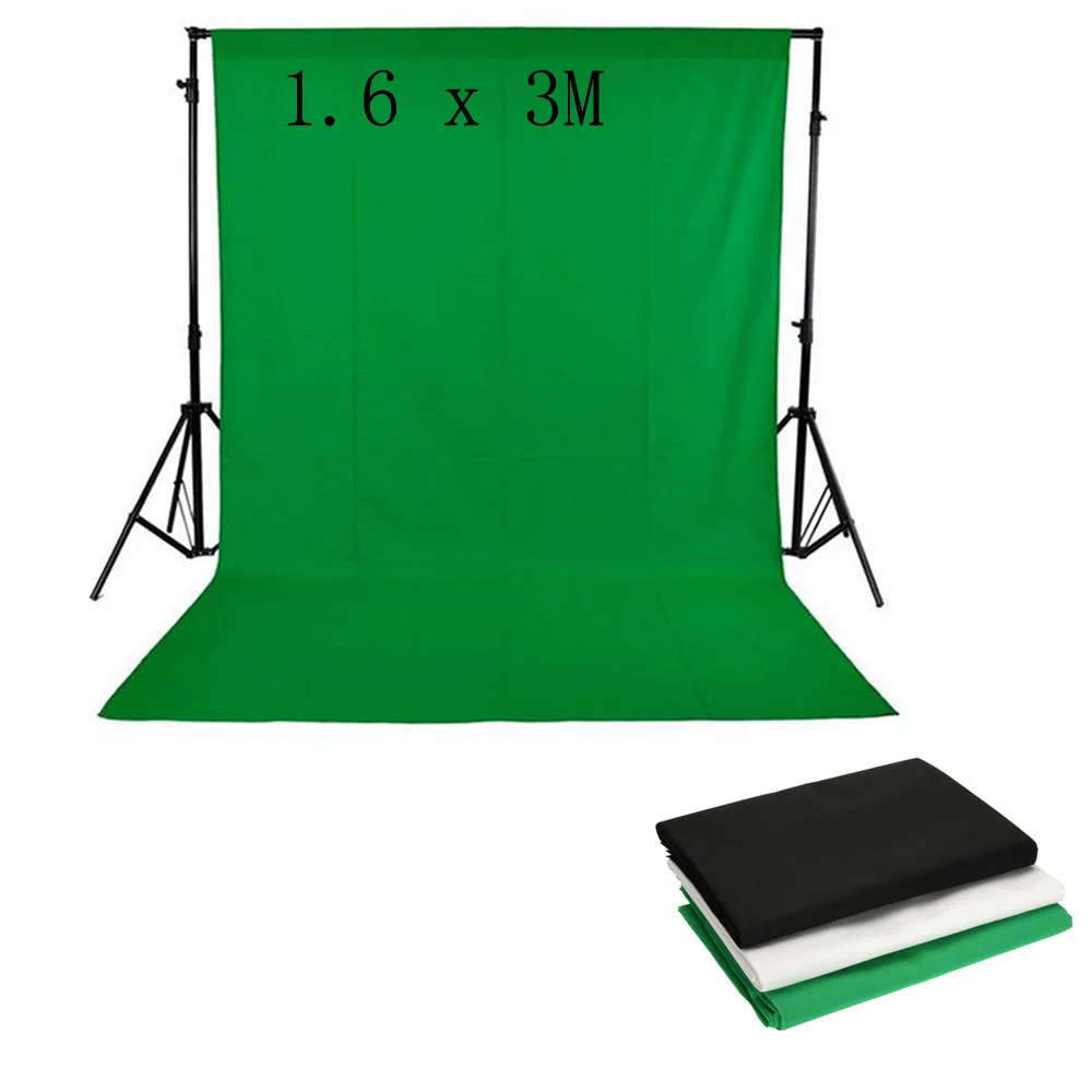 Фотофоны фотостудия фон нетканое освещение студийный экран 1,6x3 м/5x10 футов 3 цвета на выбор