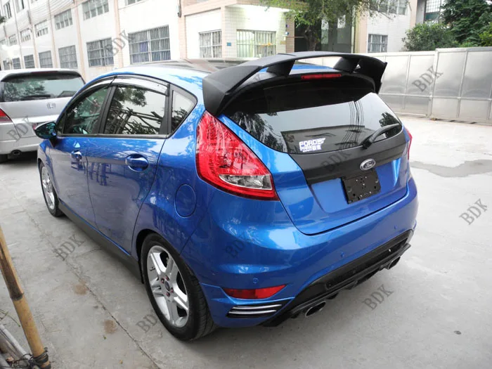 Задний спойлер из АБС для ford fiesta RS 09 12 краска заднего крыла на вашей стороне|spoiler
