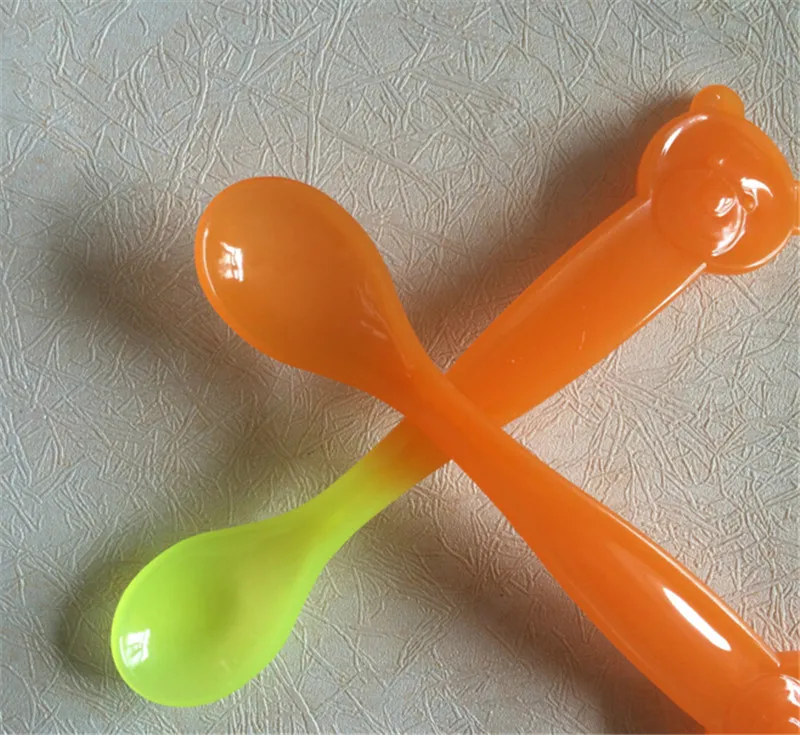 1 шт. детская Термочувствительная ложка 15 х3 5 см|spoon baby|baby kids spoonbaby spoon |