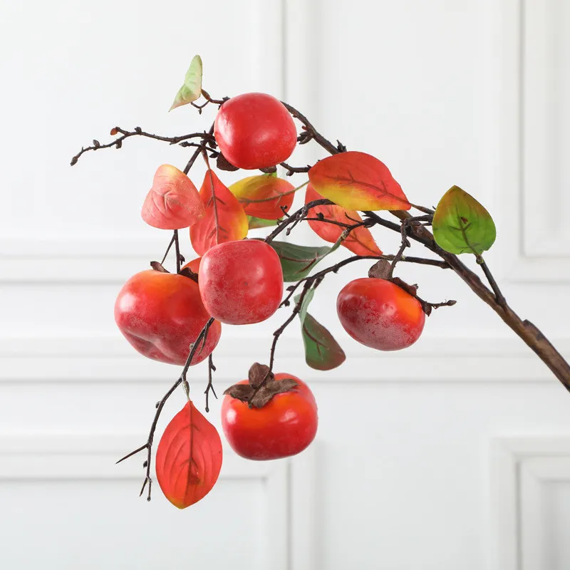 TXMON Искусственный Поддельный цветок 5 голов хурма имитация Висячие поддельные