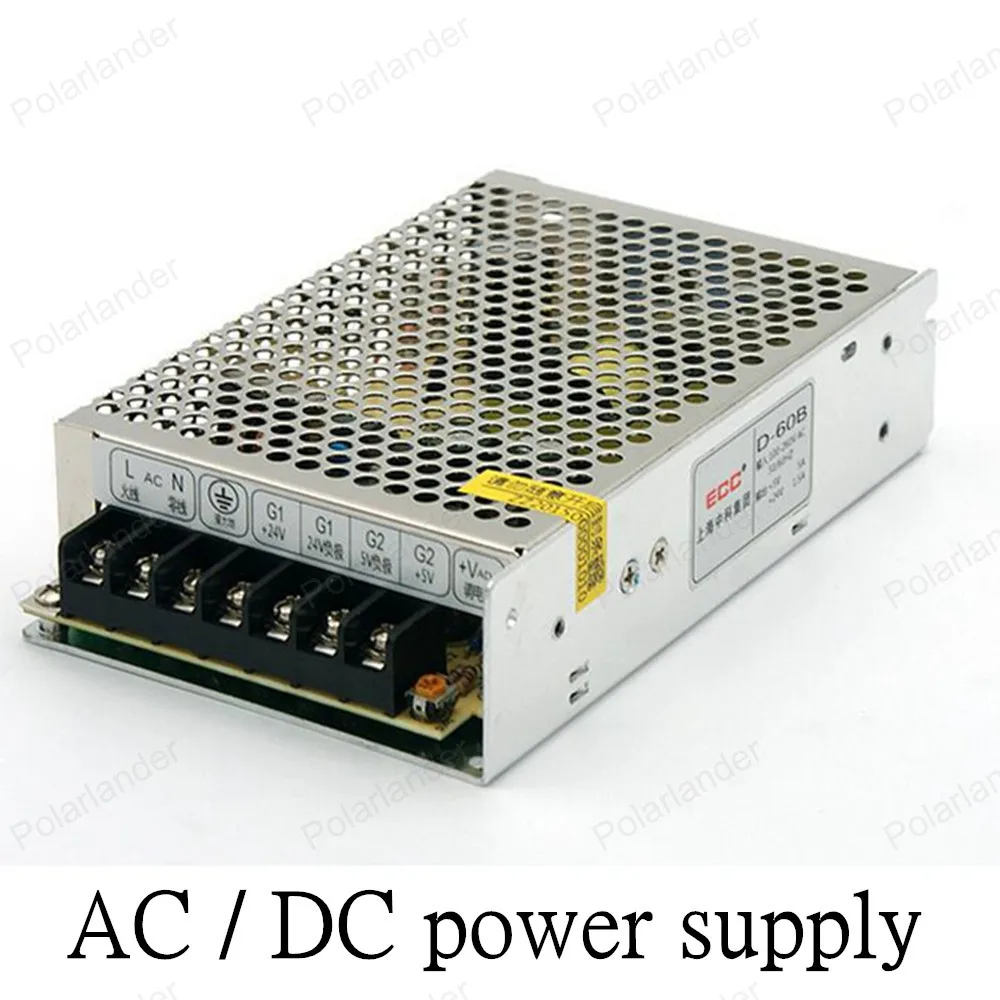 

High Quality LED Driver Switching Power Supply AC/DC 12V 60W dual output Voltage Transformer for Led Strip Display Billboard