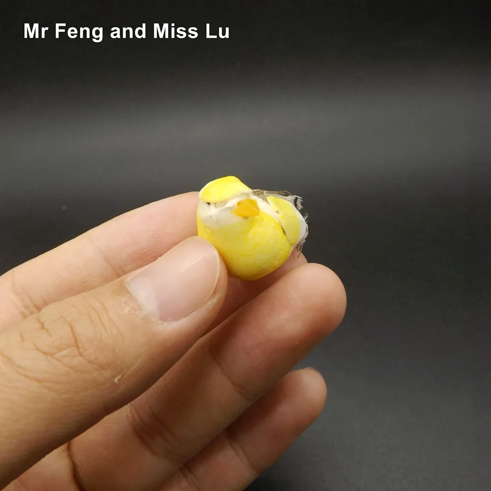 Искусственная кавайная модель птицы Миниатюрная игрушка для обучения