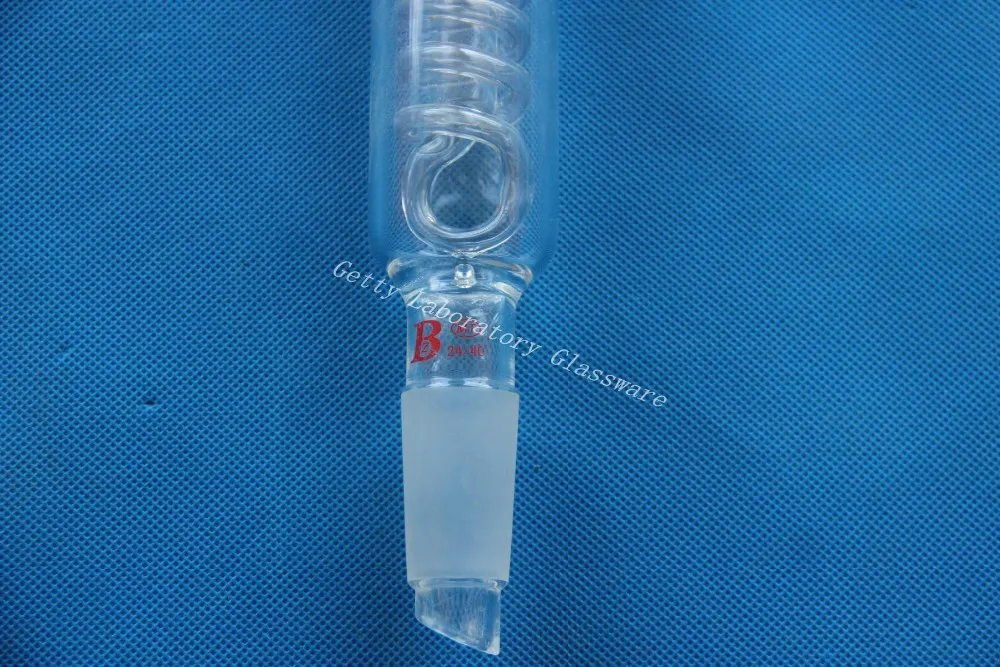 Конденсатор для лабораторных катушек длина 200 мм соединение 24/40 10 (Лабораторная