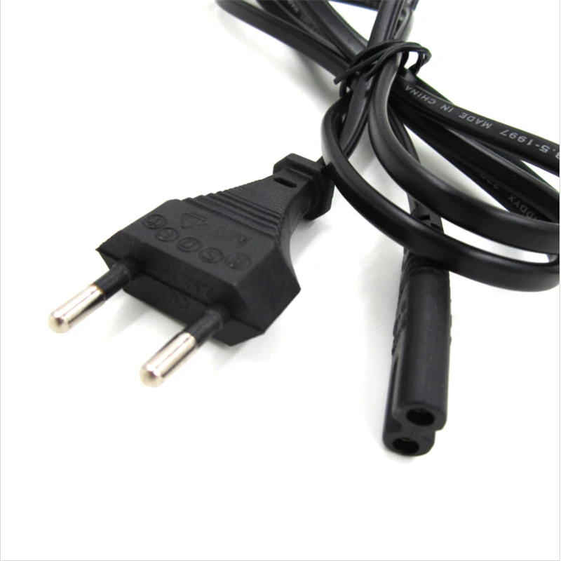 10 шт. Новое поступление европейская и вилка кабель питания 2-зубчатый 2 шнур IEC 320