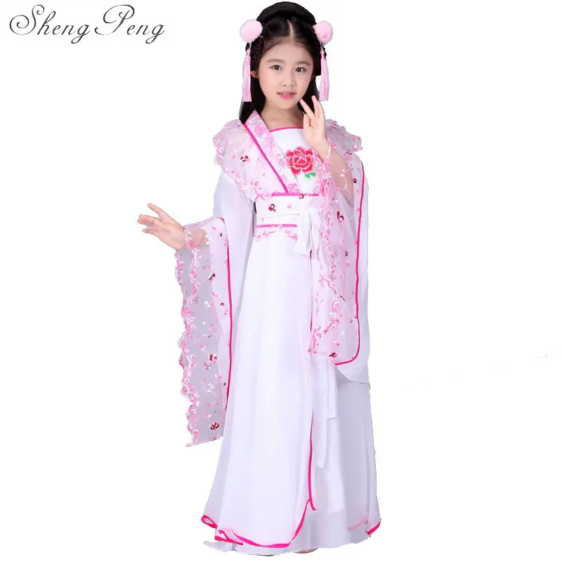 Женский винтажный костюм Hanfu топ для китайского фолк сценический