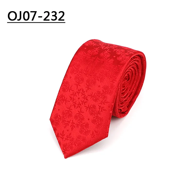 OJ07-232 YISHLINE Factory 7 см галстуки Пейсли жаккардовые галстуки для мужчин Свадебная вечеринка белая рубашка Жених Длинный Галстук Свадебные аксессуары - Цвет: OJ07-232