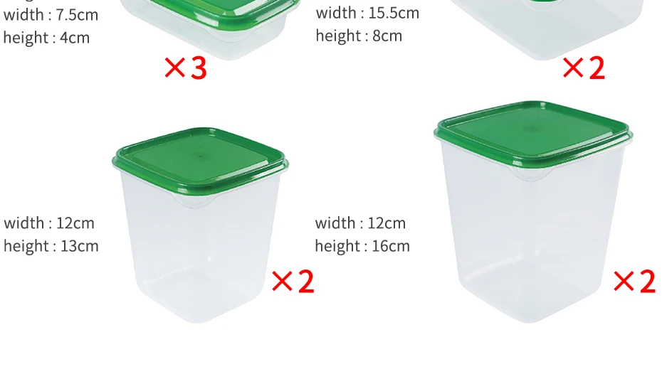 Бытовой crisper 16-piece холодильник ящик для хранения многофункциональный ящик для хранения Набор Пищевых продуктов контейнеры кухонный Органайзер
