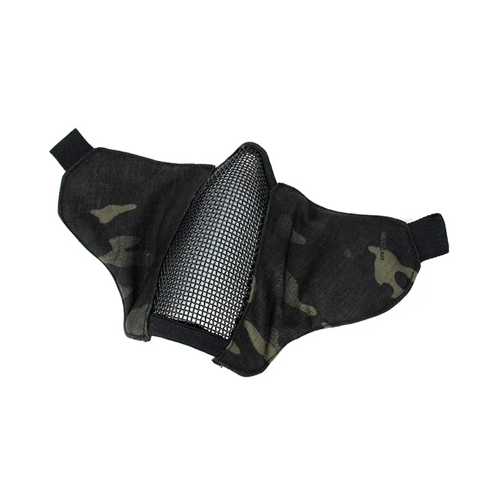 Новинка 2017 PDW Сетчатая Маска Мультикам черная полумаска для лица жесткая