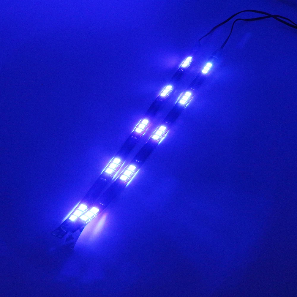 100 шт./лот 30 см 5050 15 SMD гибкая светодиодная лента декоративная лампа DC 12V