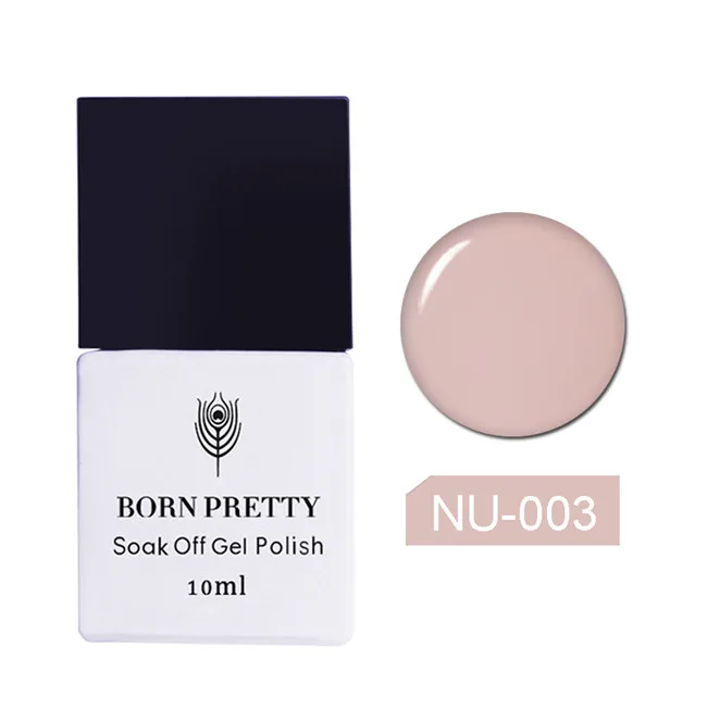color 003 Серия BORN PRETTY, Гель-лак для ногтей, Гель-лак для ногтей, лак для ногтей, 12 цветов, гель для рисования, 1 бутылка, 10 мл - Цвет: color 003