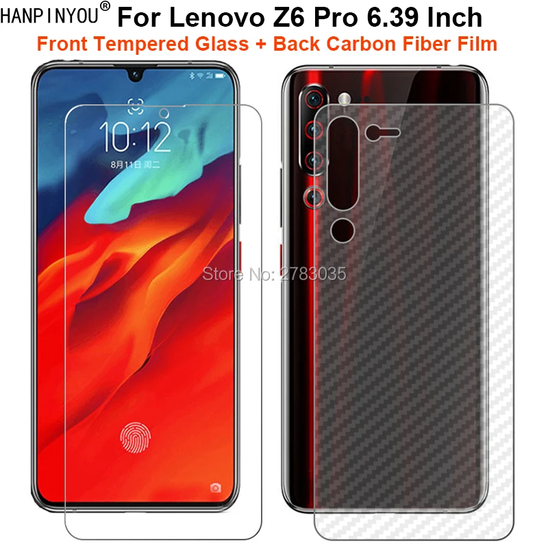 1 комплект = мягкая задняя пленка из углеродного волокна для Lenovo Z6 Pro 6 39 дюйма +