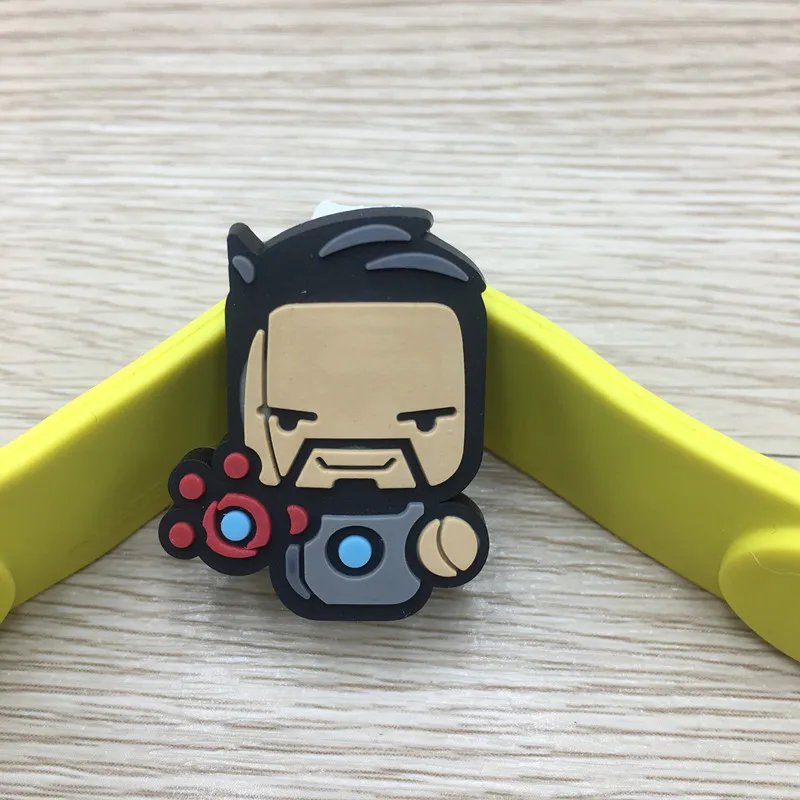 100 шт мультфильм USB кабель протектор управление Органайзер линии передачи данных клип протектор де Кабо сматывание кабеля для iPhone samsung huawei