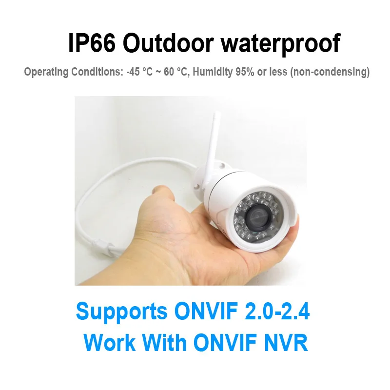 IP-камера наружная беспроводная водонепроницаемая с поддержкой Wi-Fi 1080/960/720P