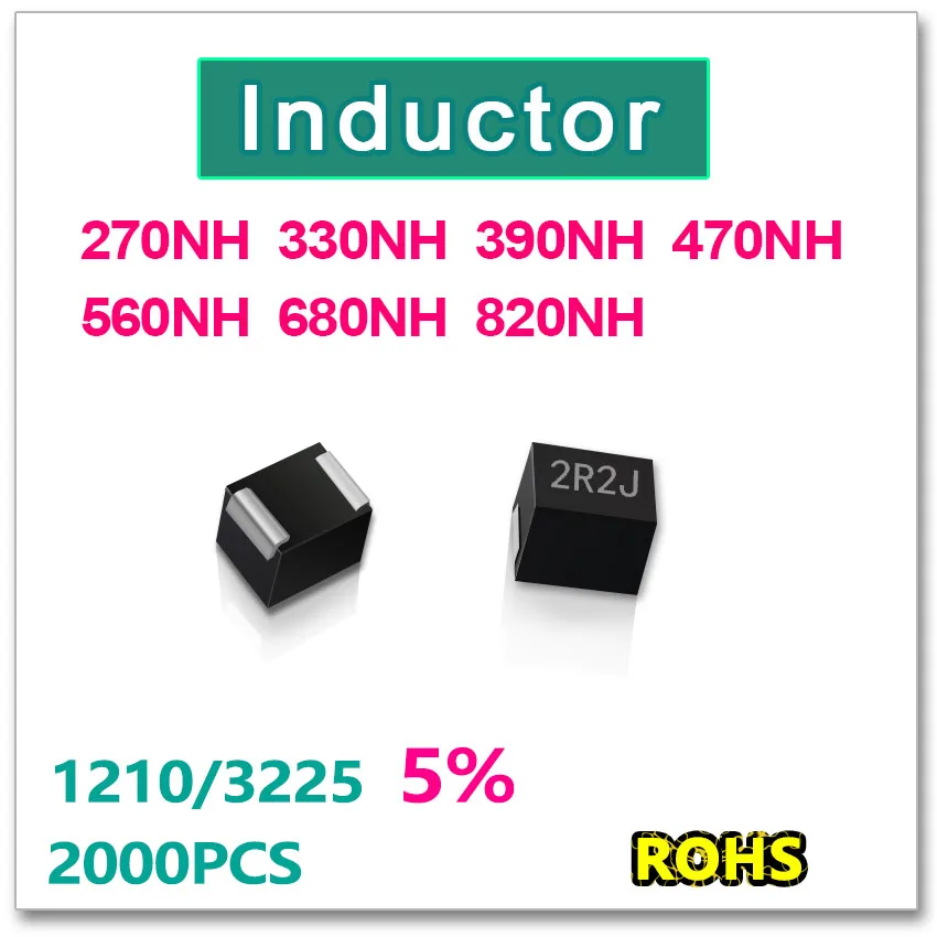 JASNPROSMA 2000 шт. 1210 3225 SMD индуктор 270NH 330NH 390NH 470NH 560NH 680NH 820NH новый оригинальный высокого