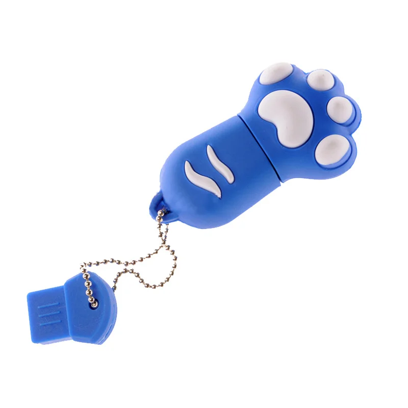 USB флеш-накопитель Cute Cat claw Подарочный 2 0 флешка 64 ГБ 32 16 8 4 | Компьютеры и офис