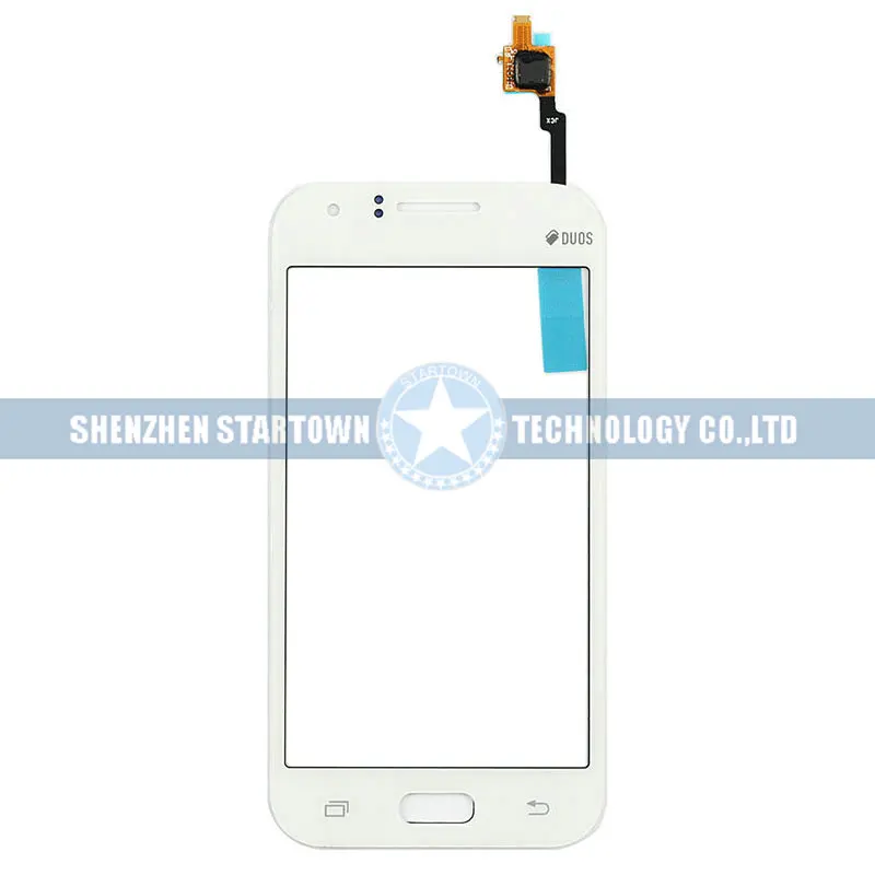 10 шт./лот белый сенсорный экран дигитайзер для SAMSUNG GALAXY J1 4G SM-J100 J100 Замена |