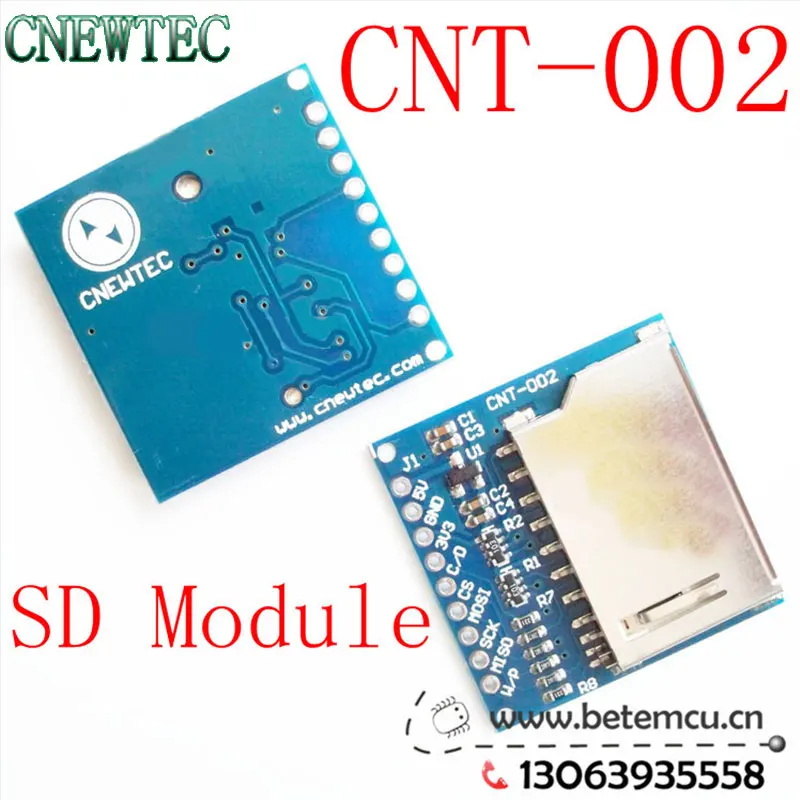 5V/3.3V Compatible Perfect SD Card Module Slot Socket Reader For ARM MCU Read And Write CNT-002 | Электронные компоненты и
