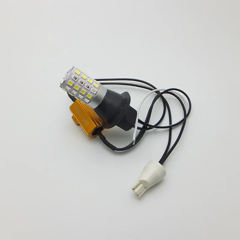AMYWNTER двойной Цвет T10 12V T20 Габаритные огни 21 Вт DRL T15 Canbus led Сигнал поворота светильник s бег светильник s лампы светильник источник