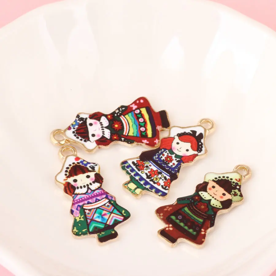 Лидер продаж 6 шт. высококачественные модные эмалированные подвески подарок