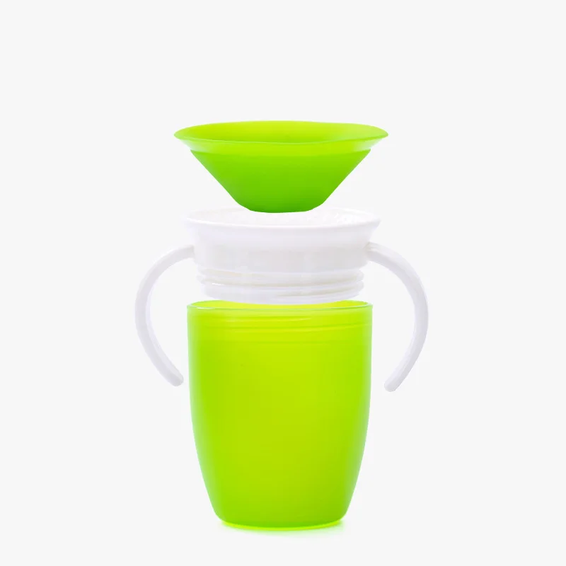 

360 Degree Leak Proof Cup Baby Learning Drinking Water Bottle Anti Spill Kids Magic Cups Munchkin Toddlers Safe Feeding T2156