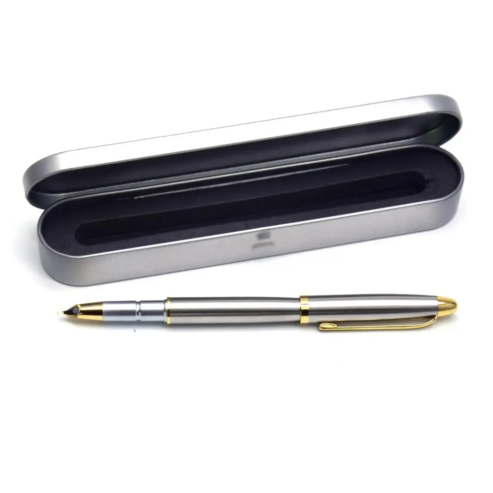 Steel gift package Guoyi A200, роскошная Подарочная чернильная ручка, 0,38, для учебы и офиса, школьные канцелярские принадлежности, Подарочная роскошная ручка и бизнес-ручка для отелей - Цвет: Steel gift package