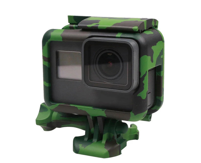 Стандартная камуфляжная защитная рамка чехол корпус чехол для GoPro Hero 5 Hero 6 Hero 7 Go pro Hero 5 6 7 Черные Аксессуары