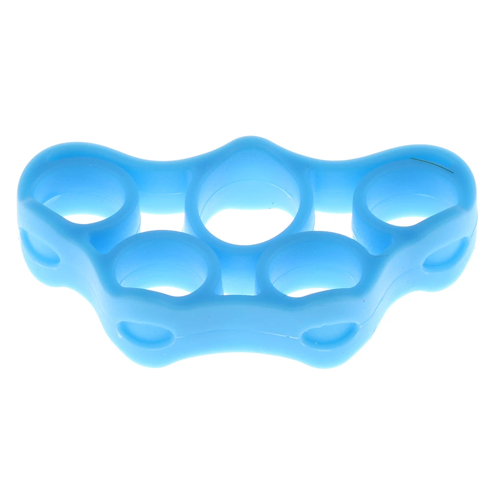 Finger Hand Grip Silicone Ring Gripper Strengthener Exerciser Trainer Resistance Band Fitness Expander Stretcher 3 Levels