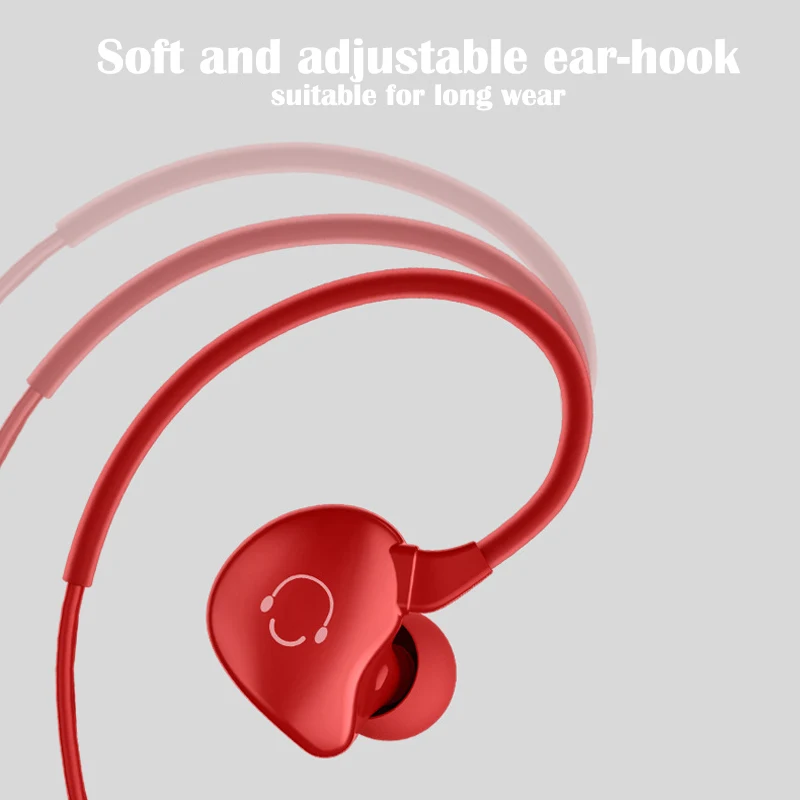 Наушники вкладыши Hi Fi EARDECO с микрофоном спортивные проводные наушники гарнитура