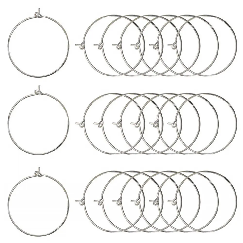 100 шт фестивальные маркеры для напитков серьги обручи бокал вина кольцо
