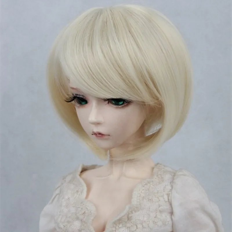 Парик куклы BJD может быть 1/3 1/4 1/6 sd красивые короткие волосы высокая температура провода bjd парик Прямая с фабрики