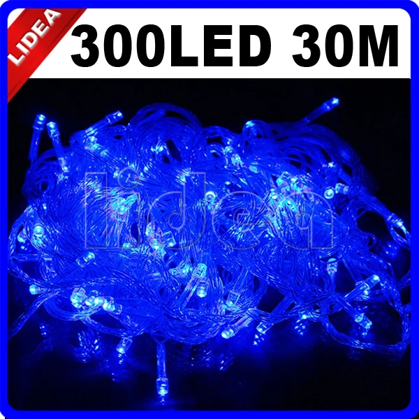 СВЕТОДИОДНАЯ Гирлянда для свадьбы сада Нового года Рождества 30 м 300 светодиодов 9