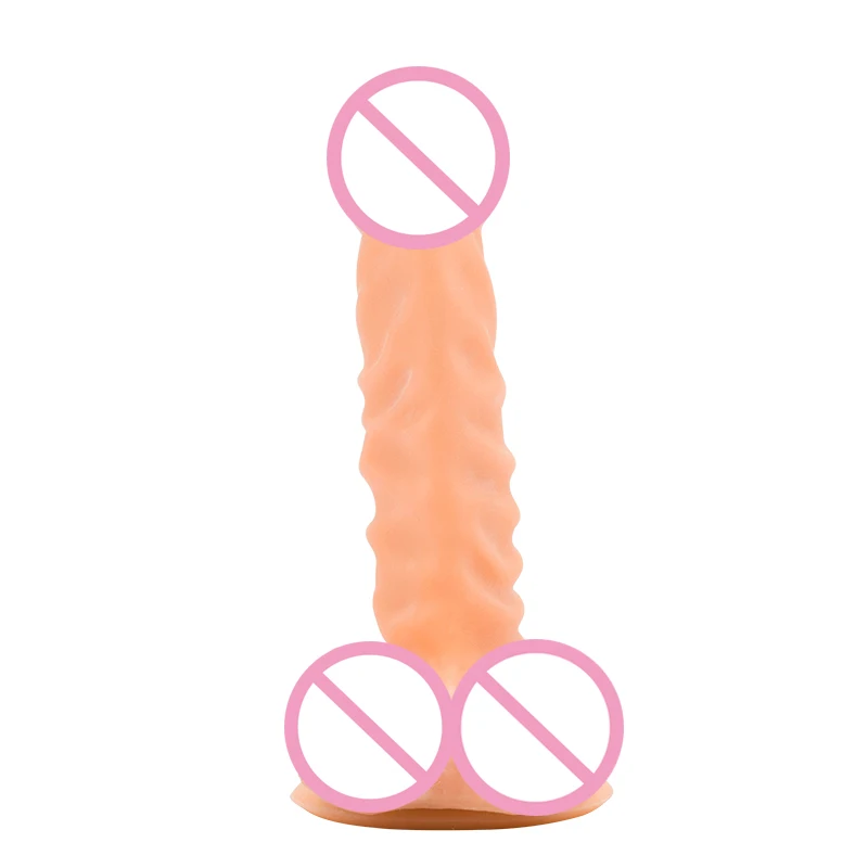 Супер мягкий силиконовый реалистичный фаллоимитатор большой на присоске 6 3