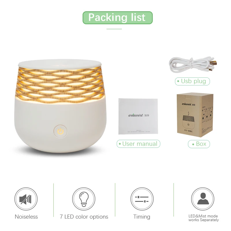 Электрический Ароматерапия ультразвуковая увлажнитель эфирного масла Арома