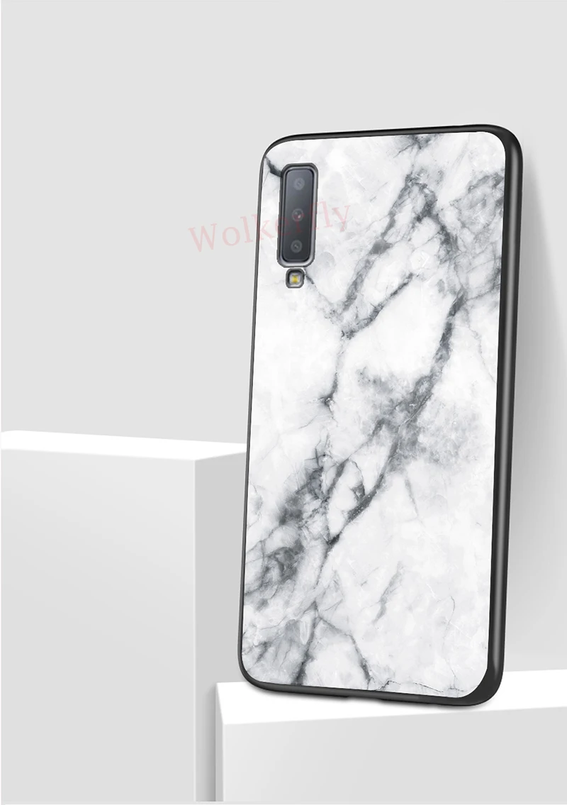 Мрамор Стекло чехол для samsung Galaxy S10E S9 S8 S10 плюс M10 M20 A10 A20 A30 A40 A50 A60 A70 A7 J4 J6 плюс J8 Note 9 8 чехол